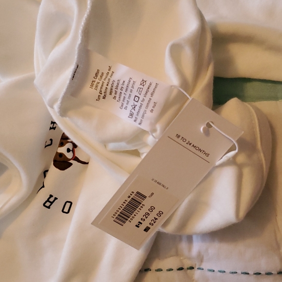 Janie & Jack long sleeve onsie size 18-24 months - Picture 4 of 5